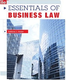 Solution Manual for Essentials of Business Law 8th Edition by Anthony Liuzzo