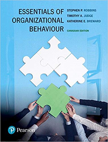Solution Manual for Essentials of Organizational Behaviour 1st Canadian Edition by Stephen P. Robbins
