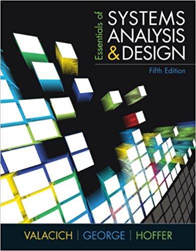 Solution Manual for Essentials of Systems Analysis and Design 5th Edition by Joseph A. Valacich