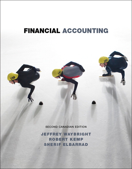 Solution Manual for Financial Accounting 2nd Canadian Edition by Jeffrey Waybright