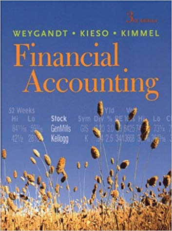 Solution Manual for Financial Accounting 3rd Edition by Jerry J. Weygandt