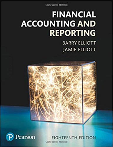 Solution Manual for Financial Accounting and Reporting 18th Edition by Barry Elliott