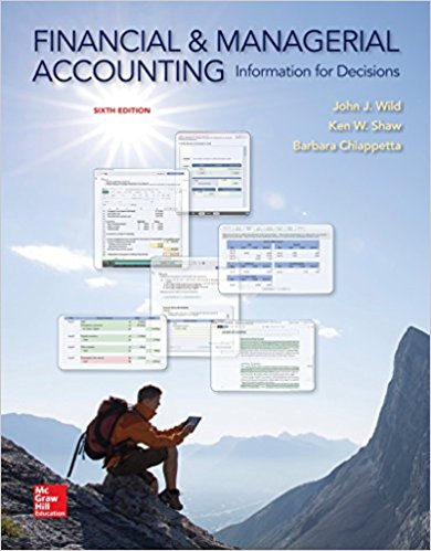 Solution Manual for Financial and Managerial Accounting 6th Edition by John Wild