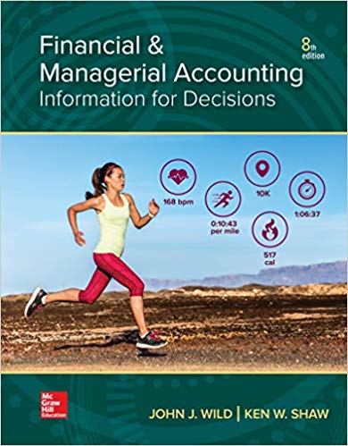 Solution Manual for Financial and Managerial Accounting 8th Edition by John J Wild