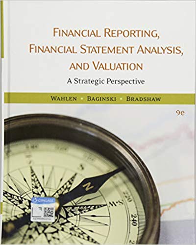 Solution Manual for Financial Reporting Financial Statement Analysis and Valuation 9th Edition James M. Wahlen