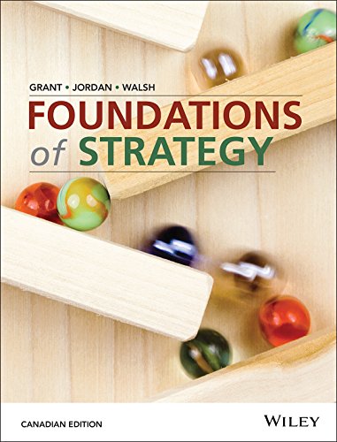 Solution Manual for Foundations of Strategy 1st Canadian Edition by Robert M. Grant