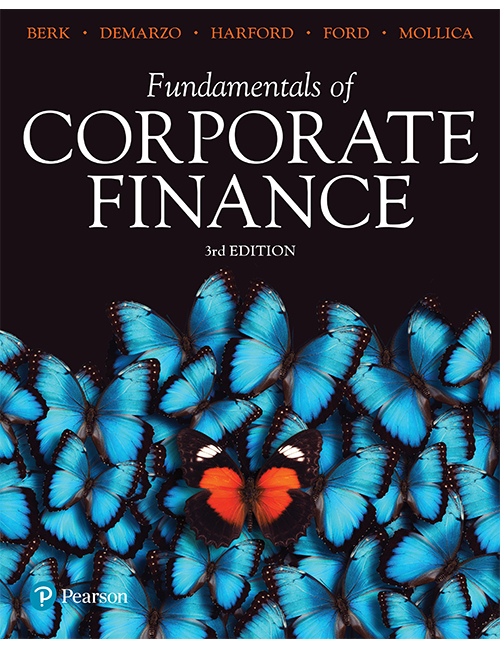 Solution Manual for Fundamentals of Corporate Finance 3rd Australian Edition by Berk DeMarzo