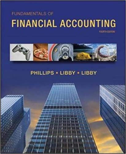 Solution Manual for Fundamentals of Financial Accounting 4th Edition by Fred Phillips