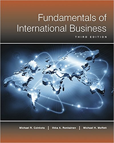 Solution Manual for Fundamentals of International Business 3rd Edition by Michael r. Czinkota