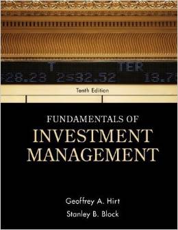 Solution Manual for Fundamentals of Investment Management 10th Edition by Geoffrey A. Hirt