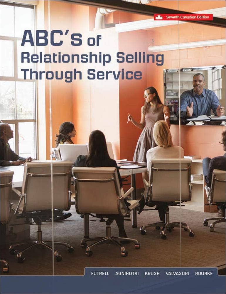 Solution Manual for Futrell 7CDNe ABCs of Relationship Selling Through Service 7CDNe
