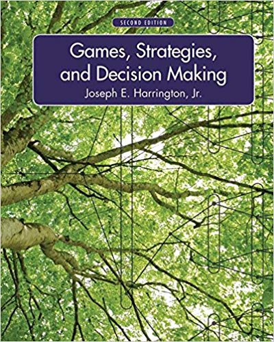 Solution Manual for Games Strategies and Decision Making 2nd Edition by Joseph E. Harrington Jr.