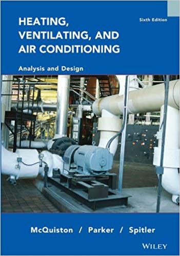 Solution Manual for Heating Ventilating and Air Conditioning Analysis and Design 6th Edition by Faye C. McQuiston