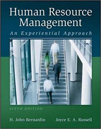 Solution Manual for Human Resource Management 6th Edition by H. John Bernardin