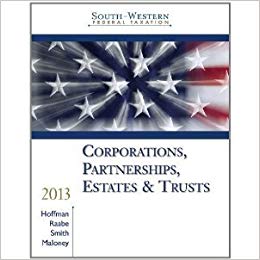 Solution Manual for South Western Federal Taxation 2013 Corporations Partnerships Estates and Trusts 36th Edition by William H. Hoffman