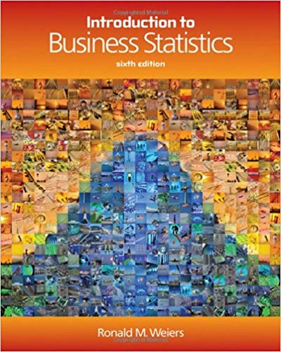 Solution Manual for Introduction to Business Statistics 6th Edition by Ronald M. Weiers