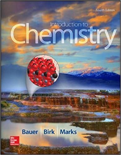 Solution Manual for Introduction to Chemistry 4th Edition by Rich Bauer
