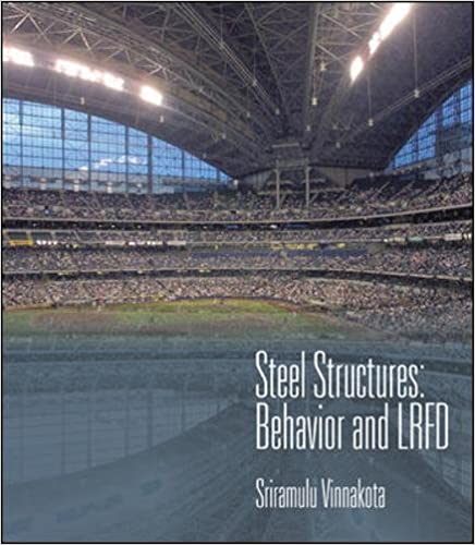 Solution Manual for Steel Structures Behavior and LRFD McGraw Hill Civil Engineering 1st Edition by Ramulu Vinnakota