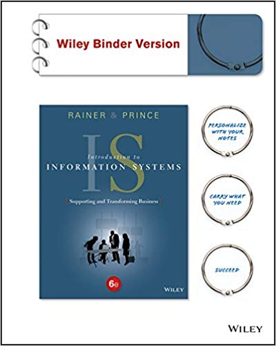 Solution Manual for Introduction to Information Systems 6th Edition by R. Kelly Rainer