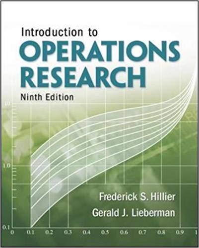 Solution Manual for Introduction to Operations Research 9th Edition by Frederick S. Hillier
