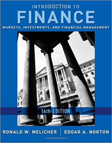 Solution Manual for Introduction to Finance Markets Investments and Financial Management 14th Edition by Ronald W. Melicher