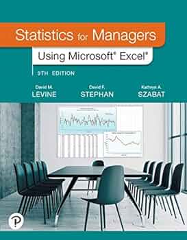 Solution Manual for Levine 9e Statistics for Managers Using Microsoft Excel 9e