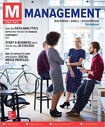 Solution Manual for M Management 5th Edition by Thomas Bateman