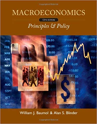 Solution Manual for Macroeconomics Principles and Policy 12th Edition by William J. Baumol
