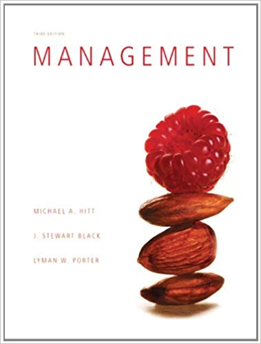 Solution Manual for Management 3rd Edition by Michael A. Hitt
