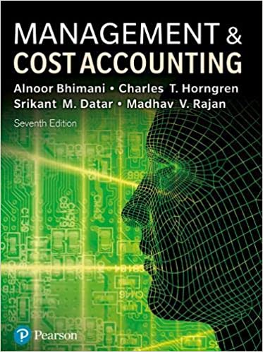 Solution Manual for Management and Cost Accounting 7th Edition by Alnoor Bhimani