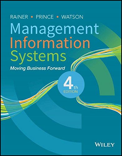 Solution Manual for Management Information Systems 4th Edition by R. Kelly Rainer