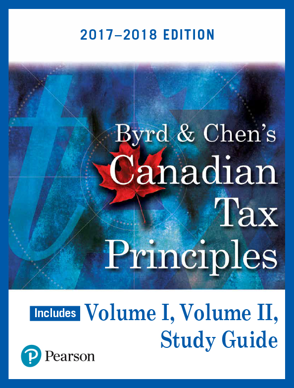 Solution Manual for Canadian Tax Principles 2017 2018 Edition Volume I and II by byrd and Chen