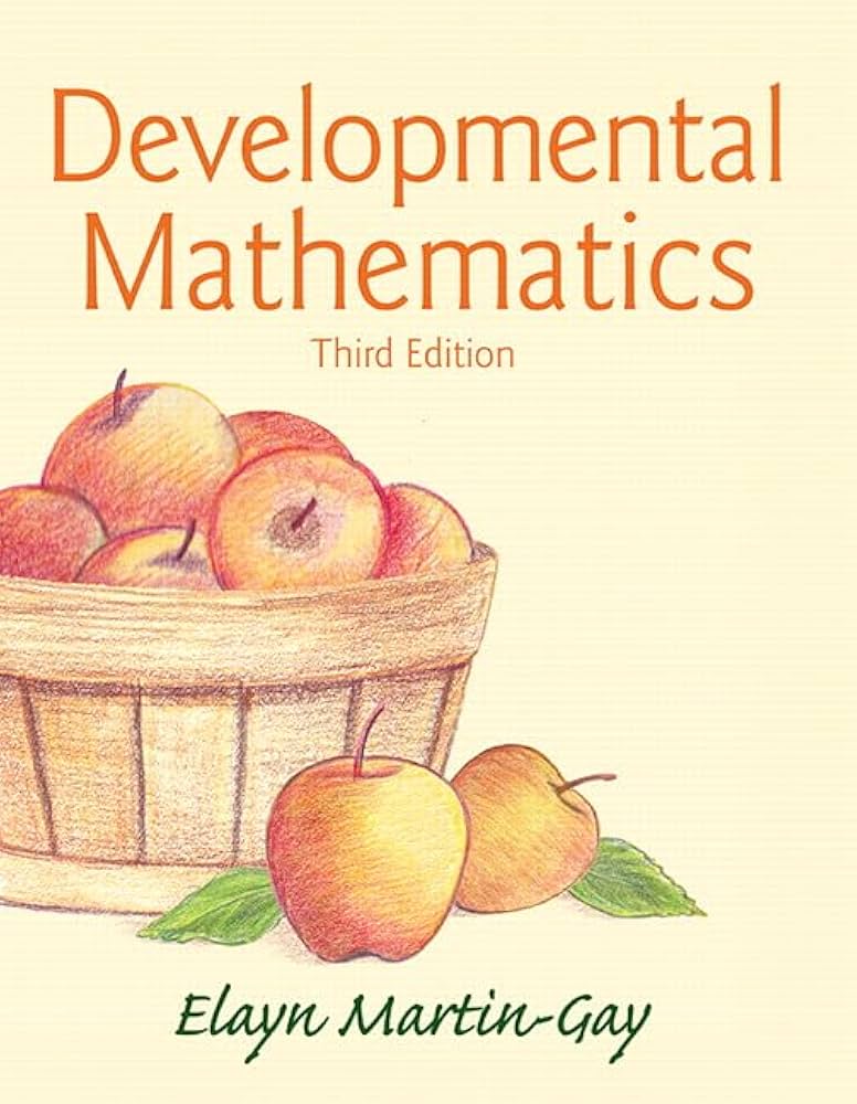 Solution Manual for Martin Gay 3e Developmental Mathematics 3e
