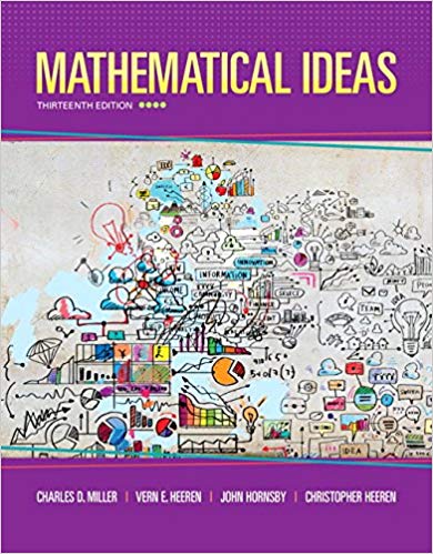 Solution Manual for Mathematical Ideas 13th Edition by Charles D. Miller