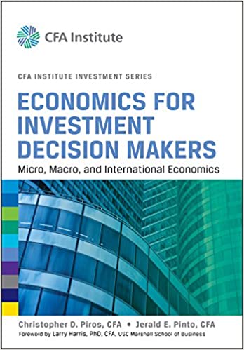 Solution Manual for Economics for Investment Decision Makers Micro Macro and International Economics 1st Edition by Christopher D. Piros
