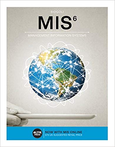 Solution Manual for MIS6 6th Edition by Hossein Bidgoli