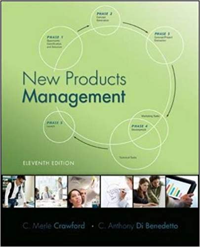 Solution Manual for New Products Management 11th Edition by C. Merle Crawford
