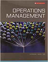 Solution Manual for Operations Management 6th Canadian Edition by William J Stevenson