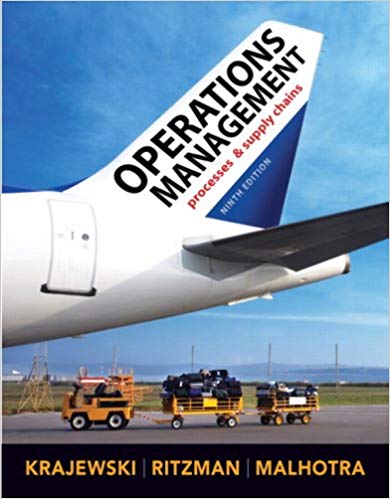 Solution Manual for Operations Management 9th Edition by Lee J. Krajewski