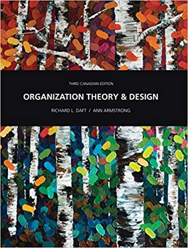 Solution Manual for Organization Theory and Design 3rd canadian Edition by Richard L. Daft