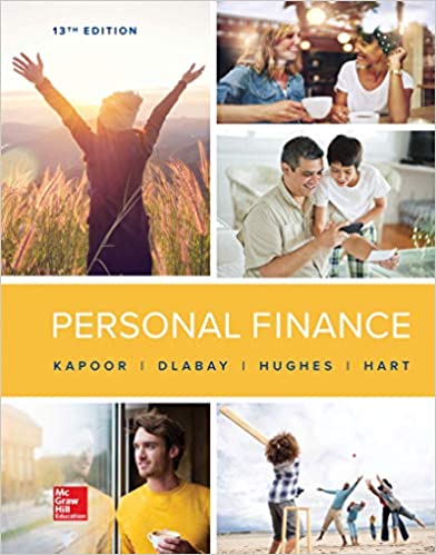 Solution Manual for Personal Finance 13th Edition by Jack Kapoor