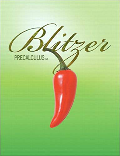 Solution Manual for Precalculus 4th Edition by Robert F. Blitzer