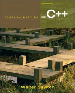 Solution Manual for Problem Solving with C++ 8th Edition by Walter Savitch