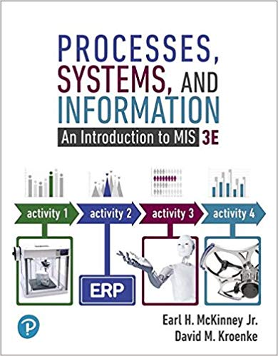 Solution Manual for Processes Systems and Information An Introduction to MIS 3rd Edition by McKinney Jr.