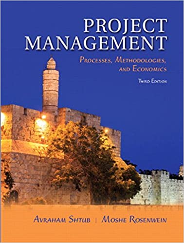 Solution Manual for Project Management Processes Methodologies and Economics 3rd Edition by Avraham Shtub