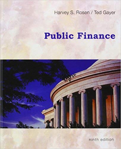 Solution Manual for Public Finance 9th Edition by Harvey S. Rosen