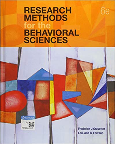 Solution Manual for Research Methods for the Behavioral Sciences 6th Edition by Frederick J Gravetter