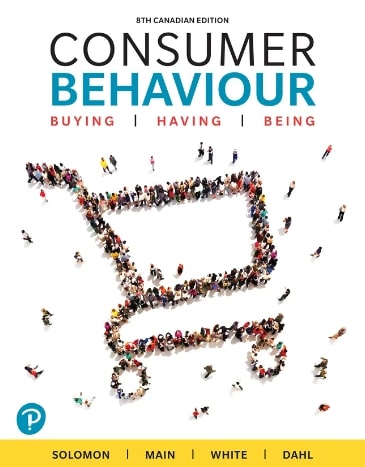 Solution Manual for Solomon 8CDNe Consumer Behaviour Buying Having and Being 8CDNe