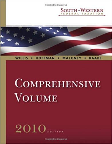 Solution Manual for South Western Federal Taxation 2010 Comprehensive Volume 33rd Edition by Eugene Willis