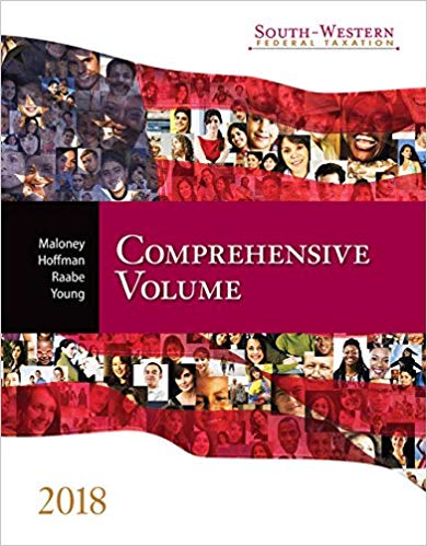 Solution Manual for South Western Federal Taxation 2018 Comprehensive 41st Edition by William H. Hoffman